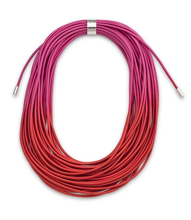 coil cerise and ruby necklace