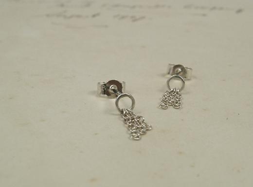 Holding On Earrings Polished Front