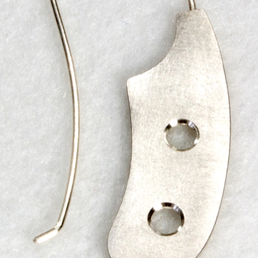 Large Clickspring earrings detail