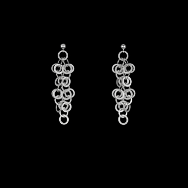 Redpath earrings silver 5.5cm
