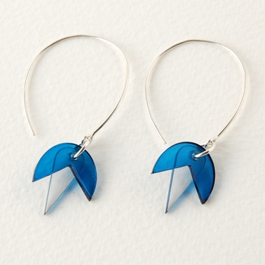 turquoise bud earrings