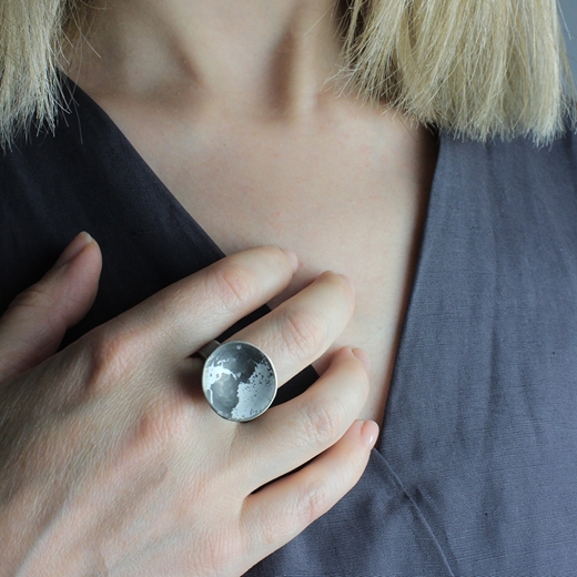 Small dome ring - worn