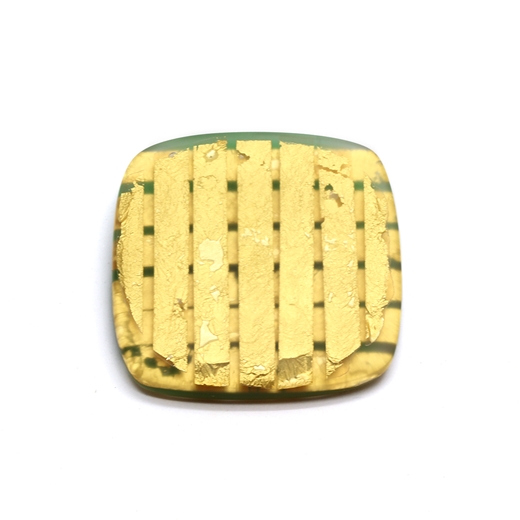 Square Pillow Brooch front