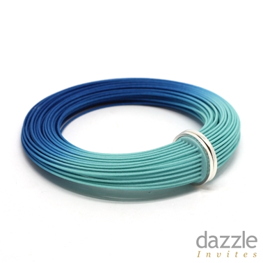 Brushstroke Bracelet – Aqua Blue