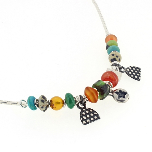 multi-coloured necklace no.1. b