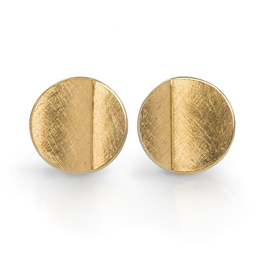 24ct Gold and Silver Earrings