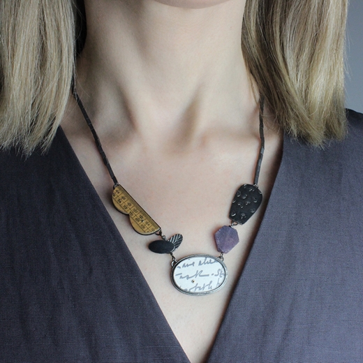 5 Elements Necklace - worn