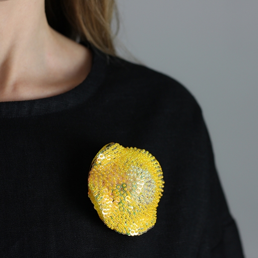 Go with the Glow series Brooch II	 - worn