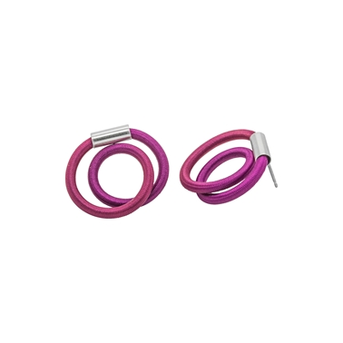 cerise and ruby earrings