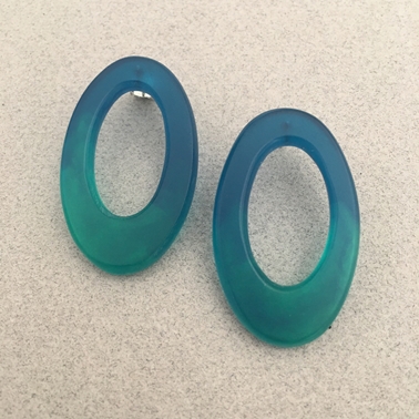 Two tone hoops