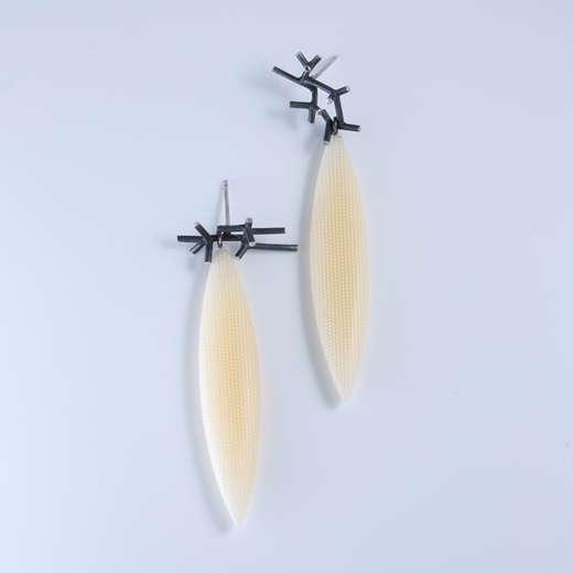 Asymmetric Twig Earrings