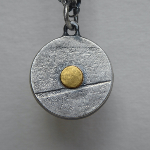 Moon Clouds Pendant small - reverse