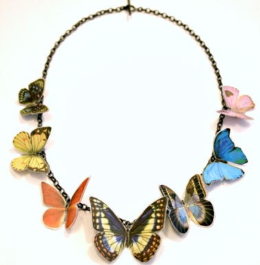 7 X Butterfly Necklace | Contemporary Necklaces / Pendants by ...