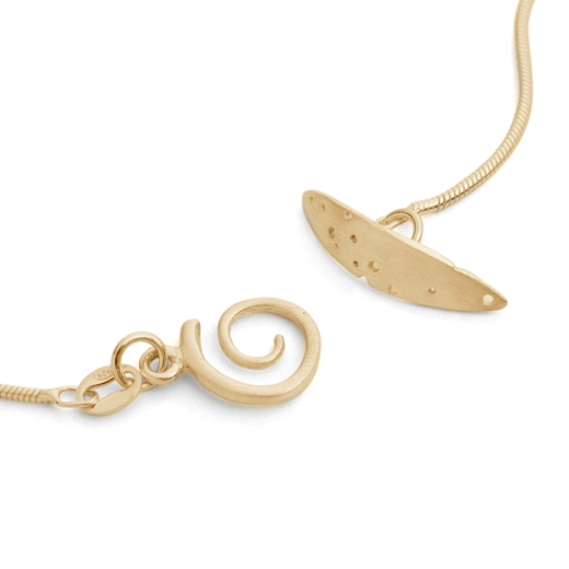 Catch detail for 9ct gold necklaces