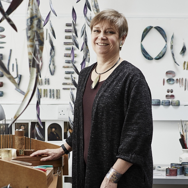 Jewellery designer Jane Adam