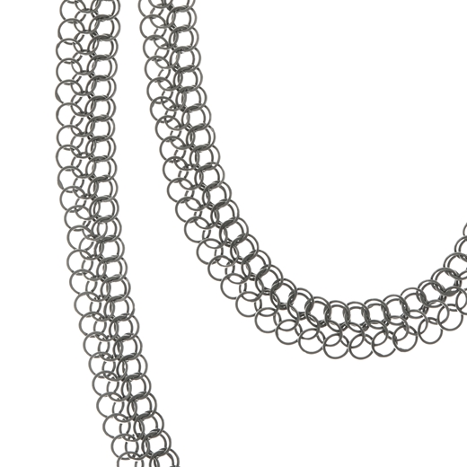 Long ednie necklace detail