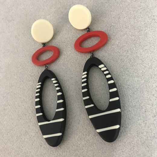 Maxi ellipse earrings