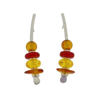 amber earrings 1