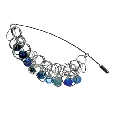 aventurine-blue-bubble-lamp-worked-glass-sterling-silver-nontuple-chain-pin-by-charlotte-verity