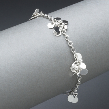 Blossom daisy chain bracelet, polished