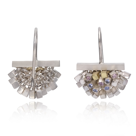 Landscape earrings - back