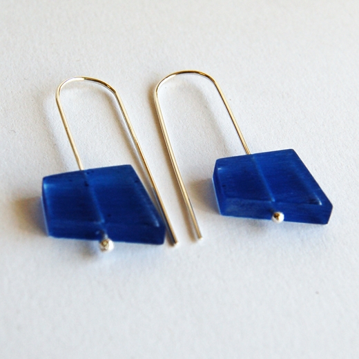 blue fragments earrings 2