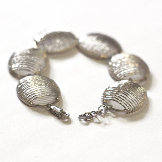 Silver Stripe Bracelet - Catch