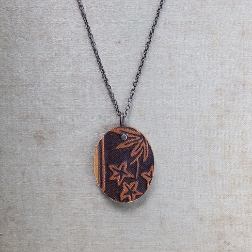 Forest Leaves Pendant Front 2