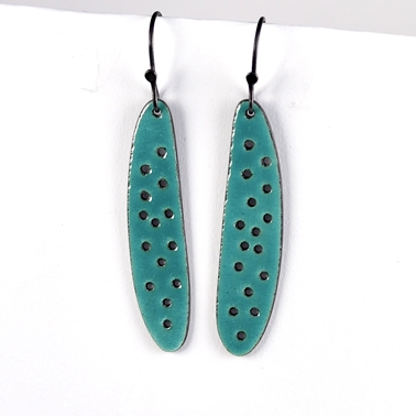 tidal earrings turquoise