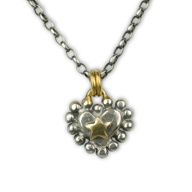 Halo Heart Necklace