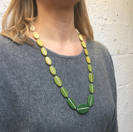 Necklace on model