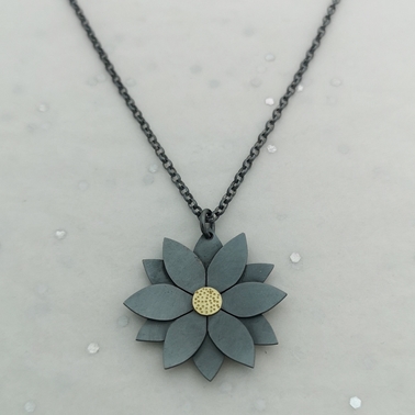 Double Dahlia Necklace