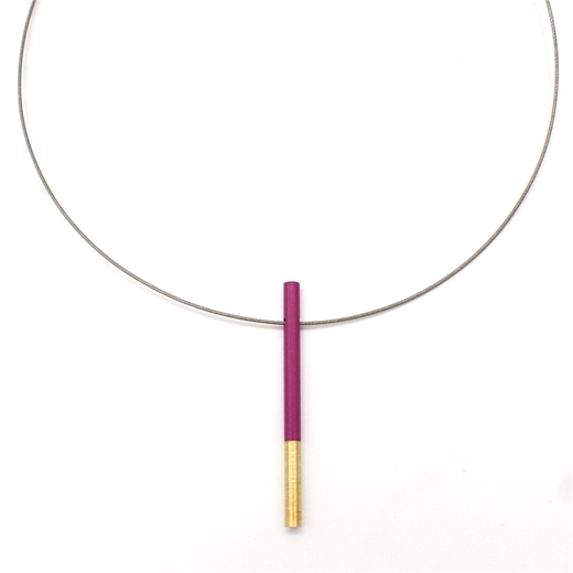 Magenta Horizon Necklace
