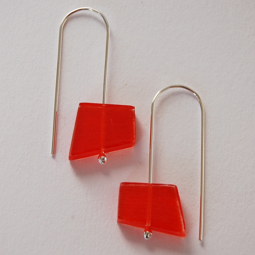 orange fragments earrings 2