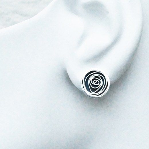 Large Spiral Earstuds