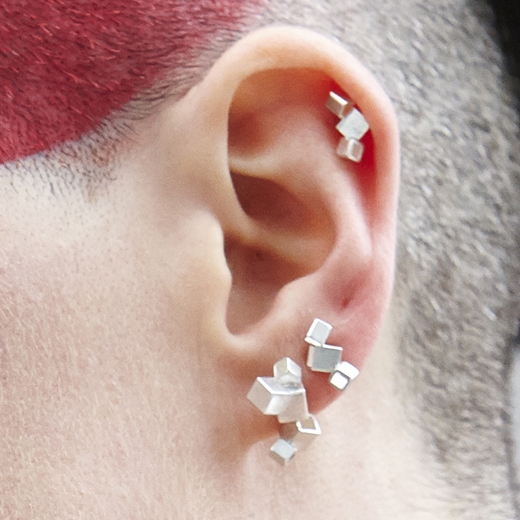 sml + lrg Demolition earrings