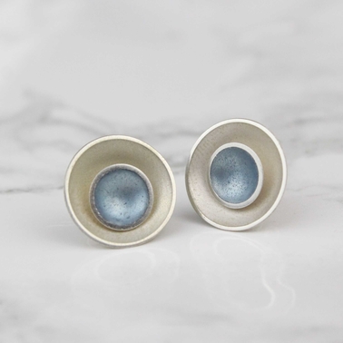 Two in One Studs - Ice Blue