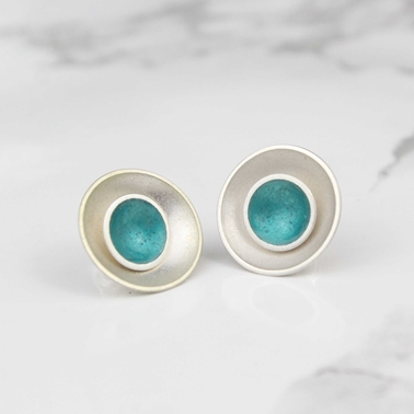 Two in One Studs - Teal
