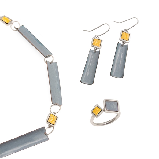 Yellow and Grey Pieces