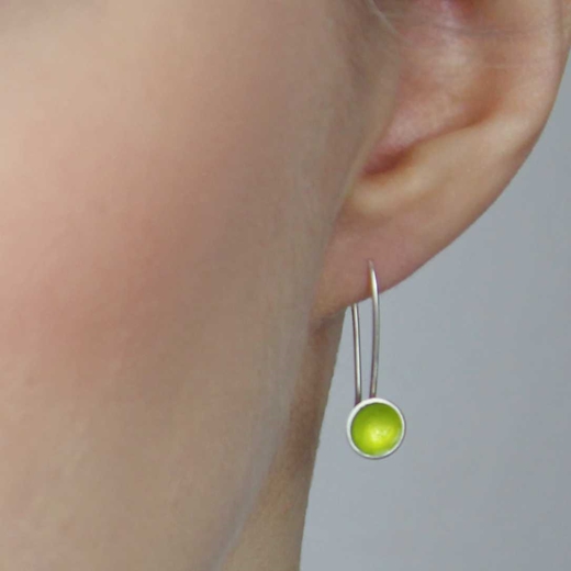 Lime Medium Drop Earrings