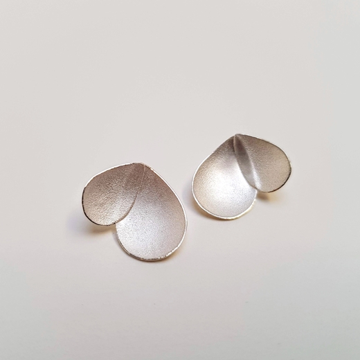 Eucalyptus petal earrings