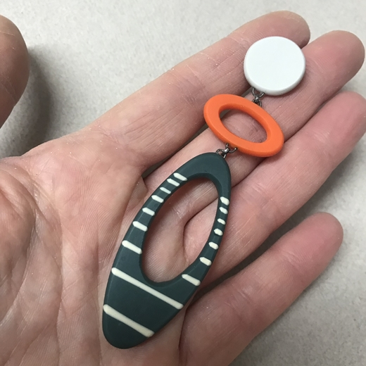 Maxi ellipse earrings