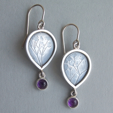 Amethyst earrings by Naomi James