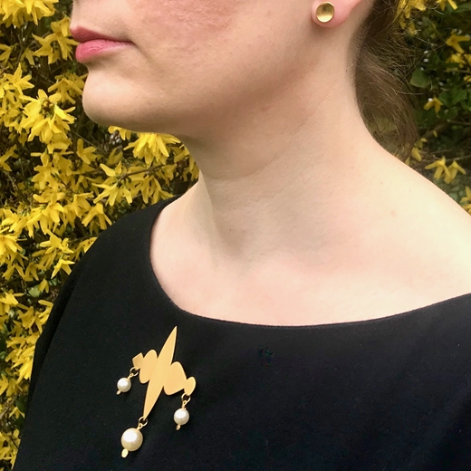 Being worn with Pebble Studs