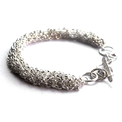 French Knit Belcher Chain Bracelet