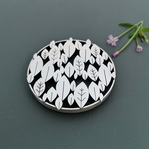 Forty Leaves brooch