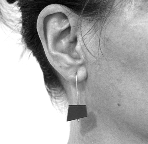 fragments earrings worn