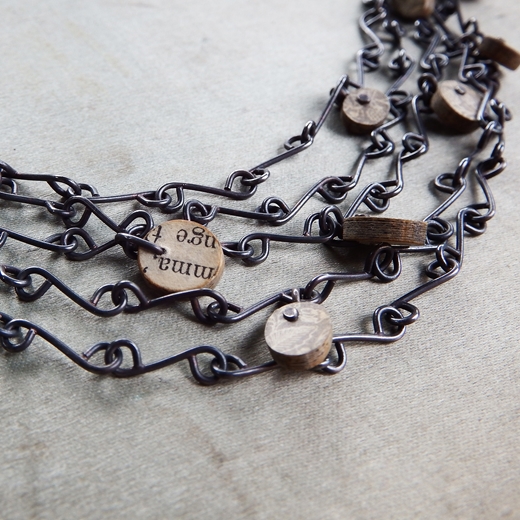 Fragments Necklace Close