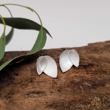 Fritillaria petal earrings