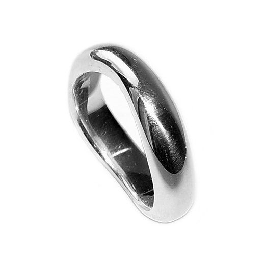 Curved organic Silver Band
